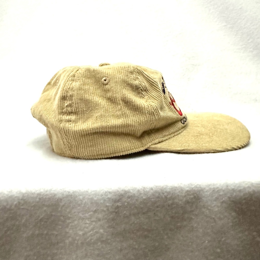 Coors Banquet Beer Hat Tan Corduroy Snapback Golden Colorado Vintage Style Cap - Picture 3 of 9